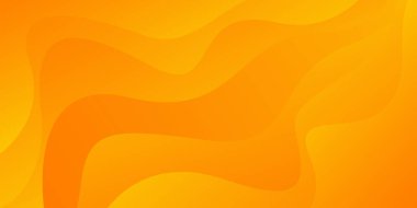 Parlak turuncu-sarı eğimli soyut sıvı dalga arkaplanı. Modern dinamik bayrak. Şablonlar, satış afişleri, işletmeler, reklamlar, etkinlikler, web, sayfalar ve başlıklar için uygundur