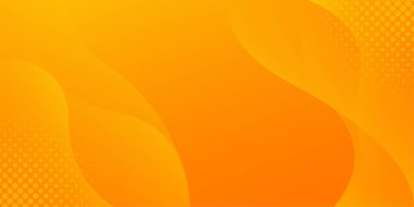 Parlak turuncu-sarı, soyut sıvı dalga arkaplanı, yarım tonlu, modern dinamik duvar kağıdı. Şablonlar, satış afişleri, işletmeler, reklamlar, web ve sayfalar için elverişli