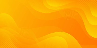 Parlak turuncu-sarı, soyut sıvı dalga arkaplanı, yarım tonlu, modern dinamik duvar kağıdı. Şablonlar, satış afişleri, işletmeler, reklamlar, web ve sayfalar için elverişli