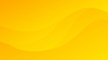 Parlak sarı dinamik soyut arka plan. Modern limon turuncu rengi. İnternet, sayfalar, satışlar, etkinlikler, tatiller, partiler ve düşüşler için yeni şablon afişi. Yumuşak gölgeli dalgalanan şekiller
