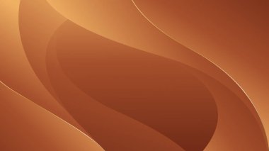 Zarif altın bronz arka planı ve pürüzsüz kıvrımları var. Şablonlar, afişler, kapaklar, satışlar, iş dünyası, etkinlikler, ödüller, web sayfaları ve daha fazlası için soyut duvar kağıdı tasarımı