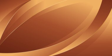 Zarif altın bronz arka planı ve pürüzsüz kıvrımları var. Şablonlar, afişler, kapaklar, satışlar, iş dünyası, etkinlikler, ödüller, web sayfaları ve daha fazlası için soyut duvar kağıdı tasarımı