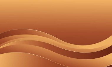 Zarif altın bronz arka planı ve pürüzsüz kıvrımları var. Şablonlar, afişler, kapaklar, satışlar, iş dünyası, etkinlikler, ödüller, web sayfaları ve daha fazlası için soyut duvar kağıdı tasarımı