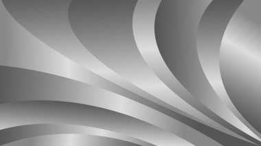 Zarif soyut gümüş metalik arka plan. Şatafatlı kıvrımlı duvar kağıdı. Şablonlar, pankartlar, kapaklar, satışlar, iş, etkinlikler, ödüller, web siteleri, sayfalar ve daha fazlası için uygundur