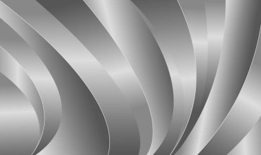 Zarif soyut gümüş metalik arka plan. Şatafatlı kıvrımlı duvar kağıdı. Şablonlar, pankartlar, kapaklar, satışlar, iş, etkinlikler, ödüller, web siteleri, sayfalar ve daha fazlası için uygundur