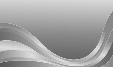Zarif soyut gümüş metalik arka plan. Lüks dalga tasarımı. Şablonlar, pankartlar, kapaklar, satışlar, iş, etkinlikler, ödüller, web siteleri, sayfalar ve daha fazlası için uygundur