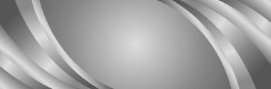 Zarif soyut gümüş metalik arka plan. Lüks dalga tasarımı. Şablonlar, pankartlar, kapaklar, satışlar, iş, etkinlikler, ödüller, web siteleri, sayfalar ve daha fazlası için uygundur