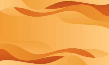 Abstract orange, brown, and beige smooth wave background. Modern vector wallpaper. Suitable for templates, banners, posters, presentations, landing pages, websites, and more