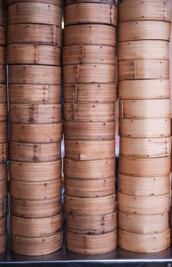 Dim sum buharlı sepet