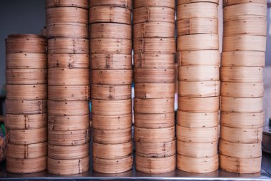 Dim sum buharlı sepet