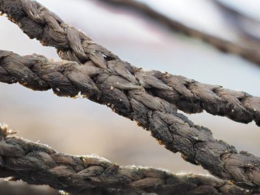 Eski püskü naylon ağ halatı