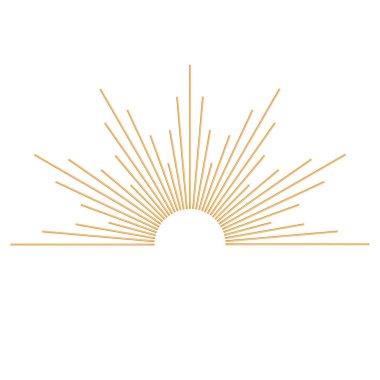 El çizimi 3D parlak altın güneş patlaması, yıldız patlaması, ışık ışınları. Güneş ışınları püsküren bohem sembolü. Sihirli tılsım, antika tarzı, boho, logo. Vektör illüstrasyonu beyaz arkaplanda izole edildi