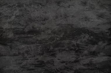 Siyah cilalı beton arka plan dokusu. Sert çimento desenli eski siyah duvar kâğıdı. Boş grunge duvar konsepti veya zemin zemin zemin. Soyut yüzey modeli. Üst görünüm, kapat, boşluğu kopyala