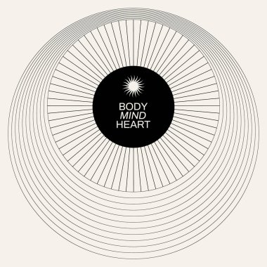 Vektör minimalist tipografi geçmişi. El çizimi silueti olan yaratıcı soyut sanat eserleri. Kart, poster, afiş, tişört için baskı, sosyal medya şablonu.