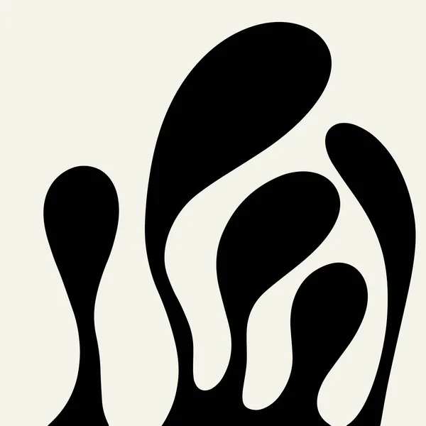 Векторный Минималистический Плакат Иллюстрацией Творческое Абстрактное Произведение Искусства Шаблон Открытки — стоковый вектор