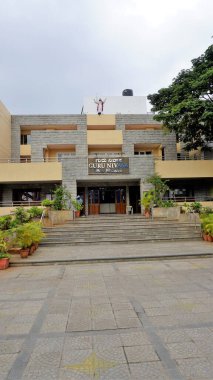 Bangalore, Karnataka, Hindistan-09 Ekim 2022: Bebek İsa Tapınağı 'nın güzel manzarası. Bangalore 'un Vivek Nagar bölgesinde. Roma Katolik Kilisesi. Turistik yerleri ve hacılar için dönüm noktalarını ziyaret etmeliyiz..