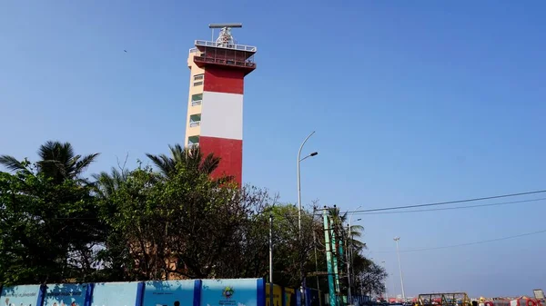 Chennai Tamilnadu Hindistan Aralık 2022 Doğu Kıyısındaki Marina Sahili Ndeki — Stok fotoğraf