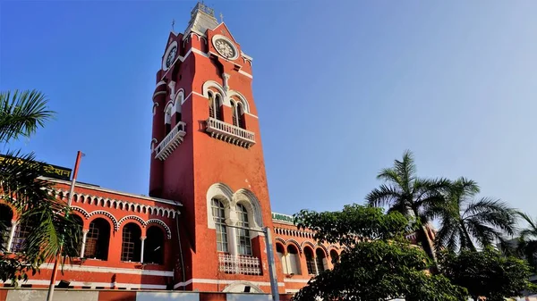 Chennai Tamilnadu Ινδία Δεκεμβρίου 2022 Καταπληκτική Ιστορική Θέα Της Αρχιτεκτονικής — Φωτογραφία Αρχείου