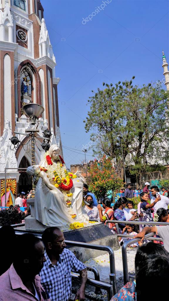 Bangalore, Karnataka, India01 de enero de 2023 Cristianos católicos