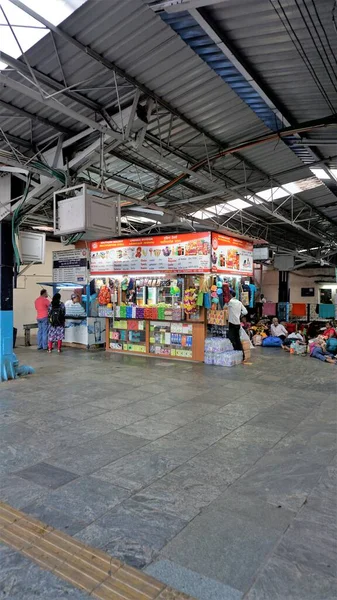Chennai Tamilnadu India December 2022 Вид Платформу Центрального Залізничного Вокзалу — стокове фото