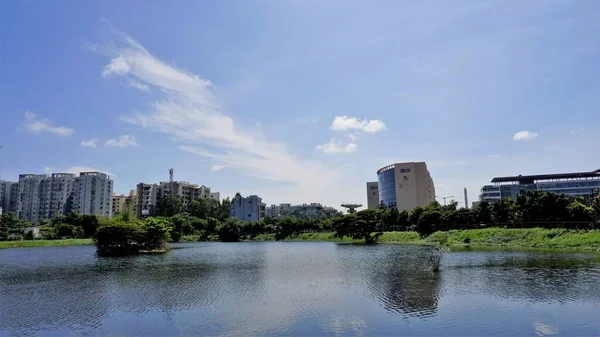 Бангалор Штат Карнатака Индия Сентября 2022 Года Вид Город Сад — стоковое фото