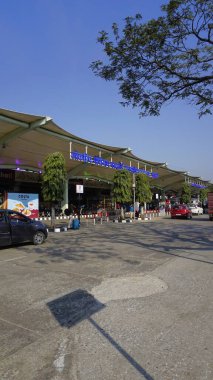 Guwahati, Hindistan - 03 Aralık 2023: Lokpriya Gopinath Bordoloi Uluslararası Havalimanı Borjhar Guwahati, Assam. Yöneten Adani grubu.