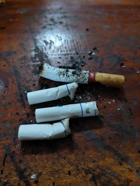 Journée Mondiale Sans Tabac Concept Cessez Fumer Tabac Mégot Cigarette — Photo