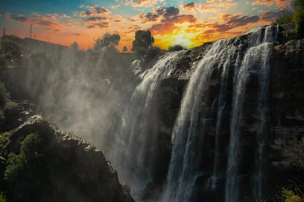 Tortum Wodospad Jest Największym Wodospadem Jest Jednym Najbardziej Niezwykłych Skarbów — Zdjęcie stockowe