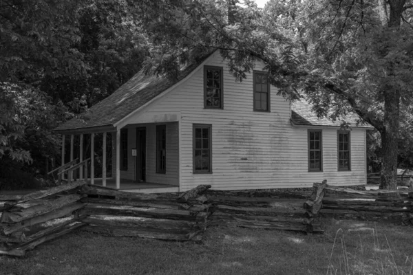 Cabin George Washington Carver National Monument Diamond Joplin Missouri — Stock fotografie