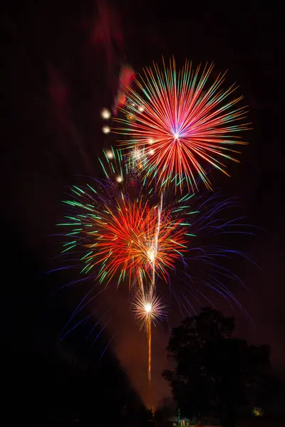 Fireworks Going Joplin Missouri July 2018 — Stock Photo, Image