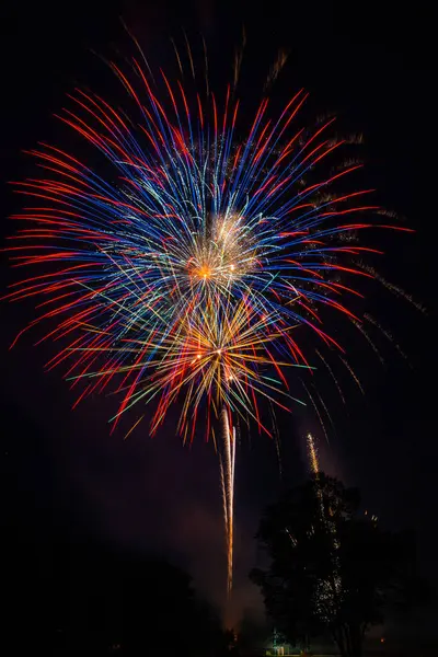 Fireworks Going Joplin Missouri July 2018 — Stock Photo, Image