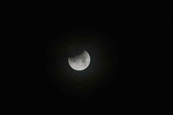 Lunar Eclipse Joplin Missouri January 2018 — Stock Photo, Image
