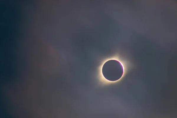 Сонячне Затемнення Яке Відбулося Серпня 2017 Року — стокове фото
