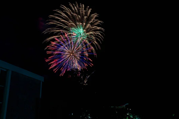 Fireworks Missouri Southern State University Joplin Missouri Julio 2021 — Foto de Stock