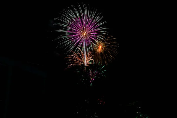 Fireworks Missouri Southern State University Joplin Missouri July 2021 — Stock Photo, Image