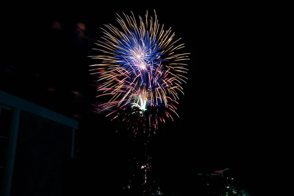 Fireworks Missouri Southern State University Joplin Missouri Julio 2021 — Foto de Stock