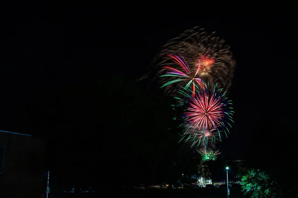 Fireworks Missouri Southern State University Mssu Joplin Missouri July 2022 — Stock Photo, Image