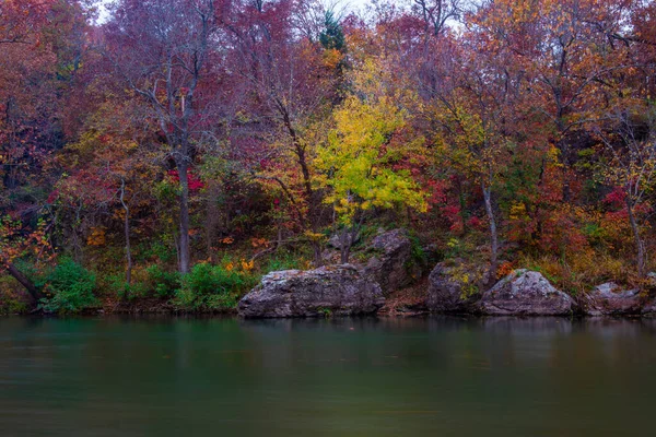 Herbstfarben Auf Den Waldlichtungen Joplin Missouri — Stockfoto