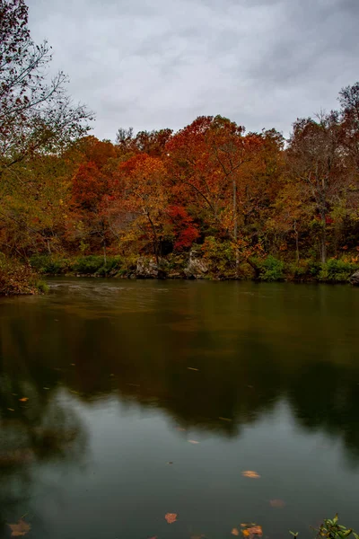 Kolory Jesieni Wildcat Glades Joplin Missouri — Zdjęcie stockowe