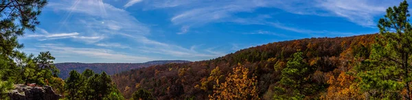 Fall Pedestal Rock Scenic Area Witts Springs Arkansas — ストック写真