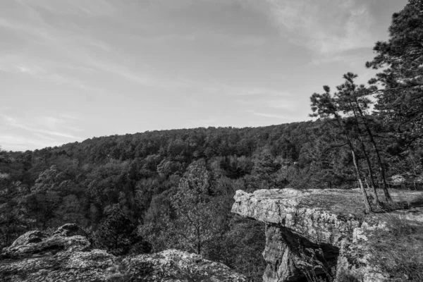 Queda Pedestal Rock Scenic Area Witts Springs Arkansas — Fotografia de Stock