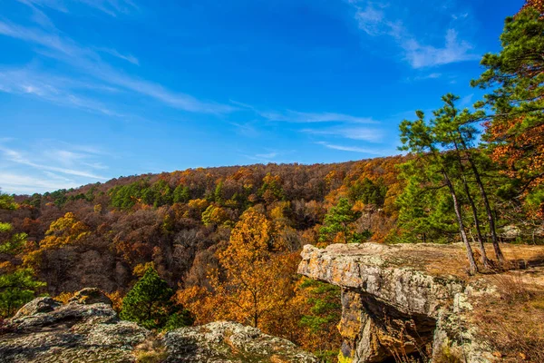 Val Bij Pedestal Rock Scenic Area Witts Springs Arkansas — Stockfoto