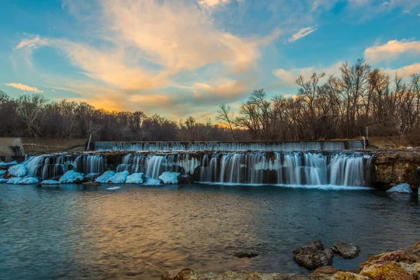Der Grand Falls Wasserfall Ist Der Größte Kontinuierlich Fließende Natürliche — Stockfoto