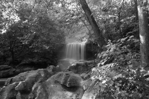 Cachoeira Tanyard Creek Tanyard Creek Park Bella Vista Arkansas — Fotografia de Stock