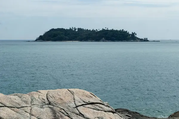 Tapınaktan Manzaralı Okyanus Manzarası Phromthep Burnu, Phuket, Tayland