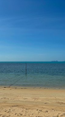 Bang Po, Koh Samui, Tayland 'da Idyllic Tropical Beach Sahnesi
