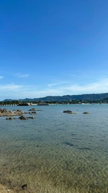 Bang Po, Koh Samui, Tayland 'da Idyllic Tropical Beach Sahnesi