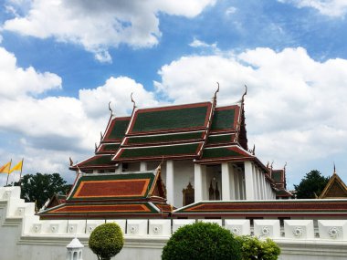 Wat Ratchanatdaram Worawihan Tapınağı Bangkok Iconic Thai Budist Mimarisi Loha Prasat