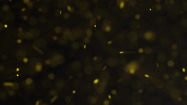 黄金のボケの抽象的な背景 — ストック動画