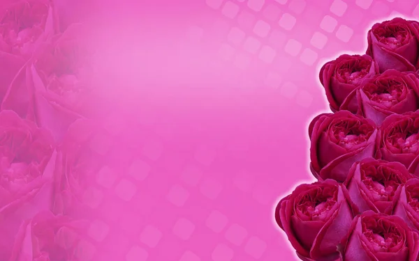 ピンクの背景 バナー テンプレート カード パターン オブジェクト バレンタイン コピースペースにピンクの背景 バナー テンプレート — ストック写真